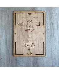 Cartel para los Seres Queridos - Paz, Magia, Amor y Luz