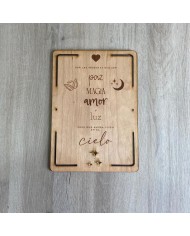 Cartel para los Seres Queridos - Paz, Magia, Amor y Luz