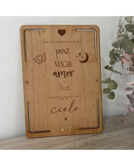 Cartel para los Seres Queridos - Paz, Magia, Amor y Luz