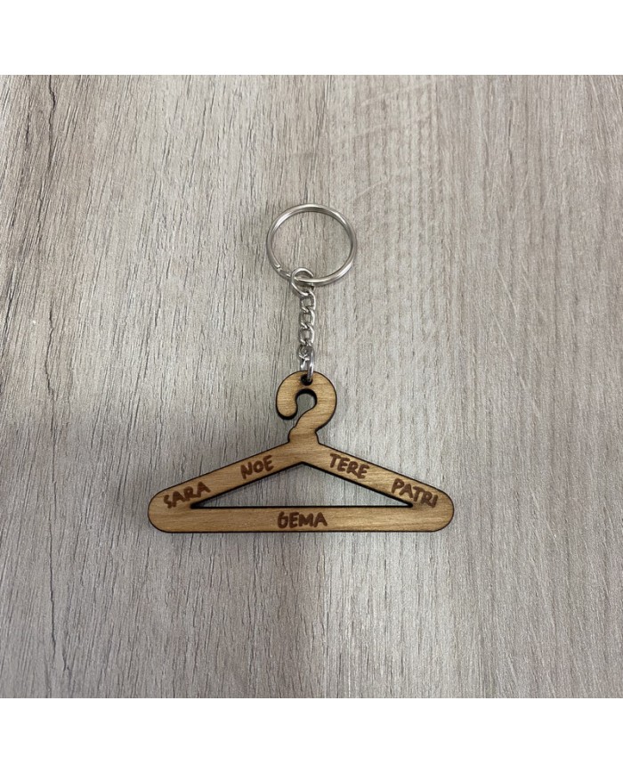 Llavero Percha Madera