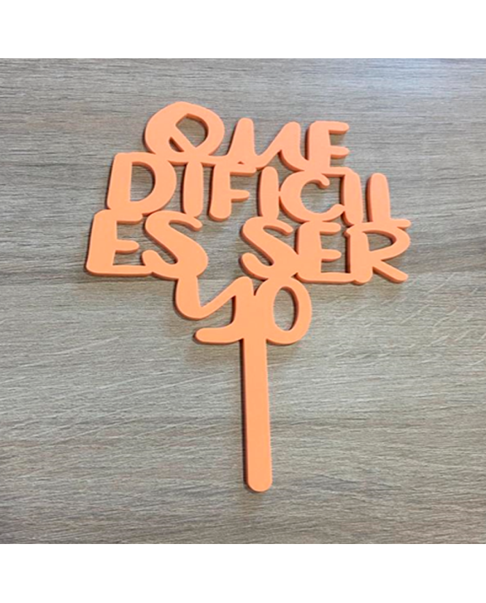 Topper "Que Difícil es Ser Yo"