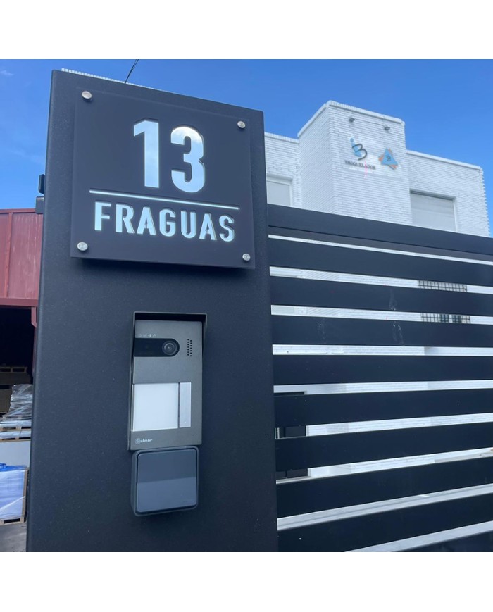 Cartel Señal con Número