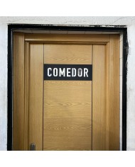 Cartel Identificador de Estancias