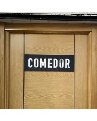 Cartel Identificador de Estancias