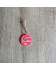 Colgador para Retrovisor del Coche "Sé Conducir Lo Juro" y Cara Sonriente