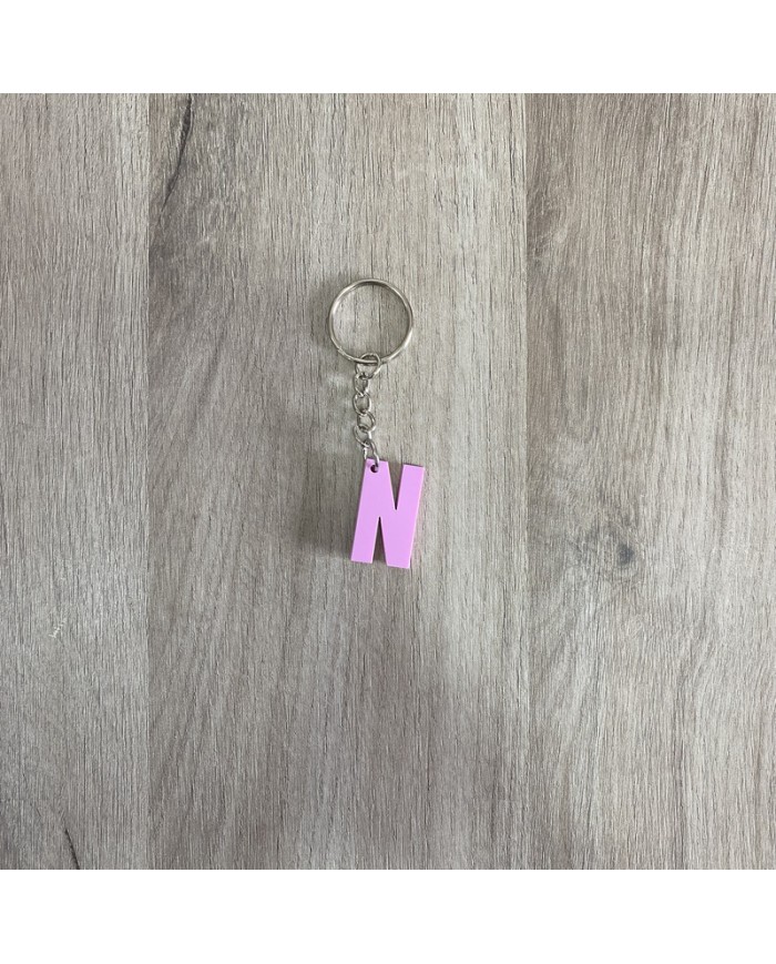 Llavero con Inicial Metacrilato