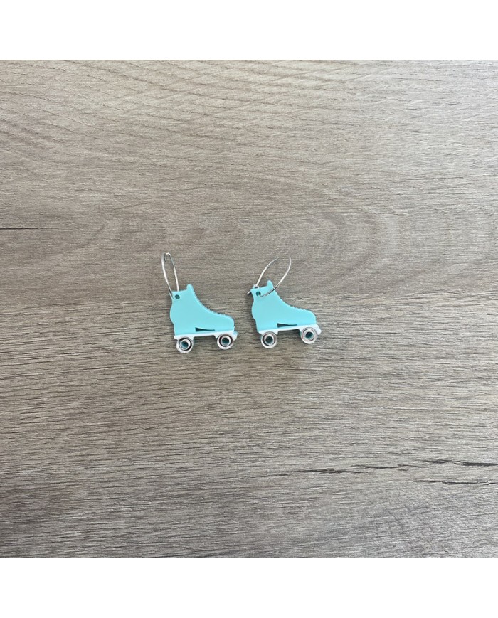 Pendientes Patín con Ruedas