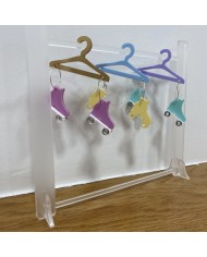 Pendientes Patín con Ruedas