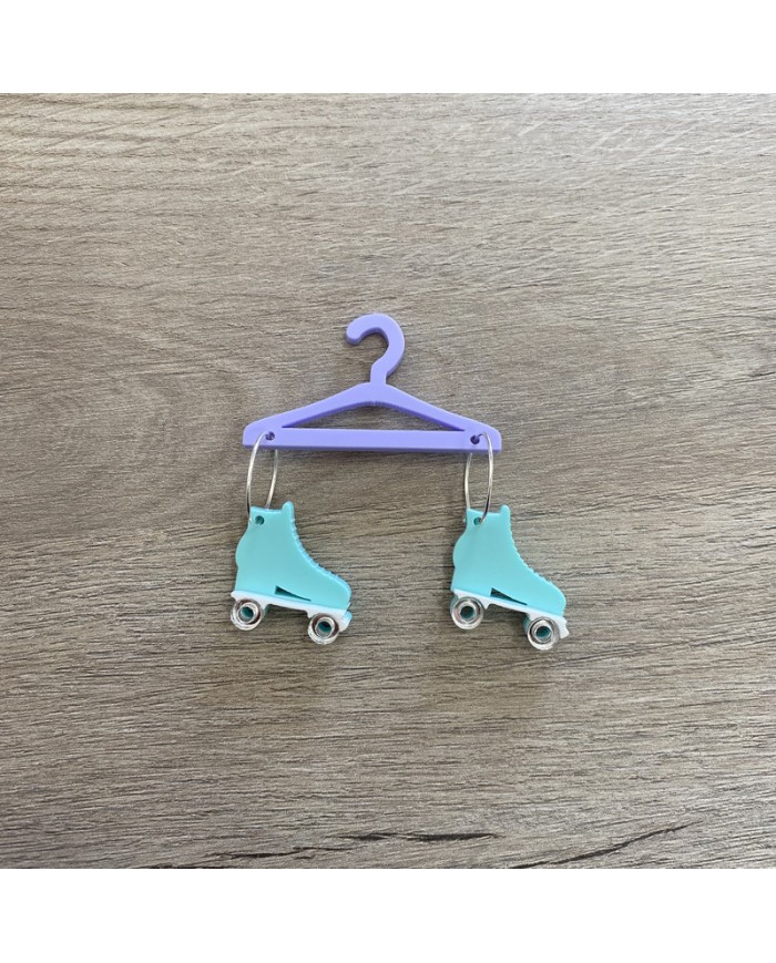 Pendientes Patín con Ruedas