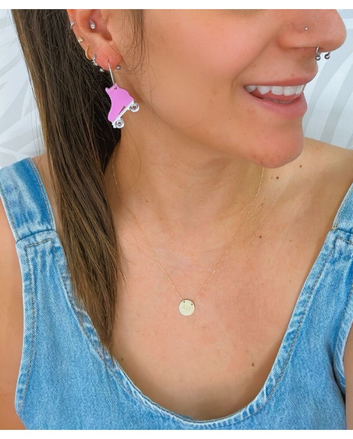 Pendientes Patín con Ruedas