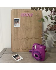 Cartel "Mi primer año" con Nombre para Fotos Instantáneas Polaroid