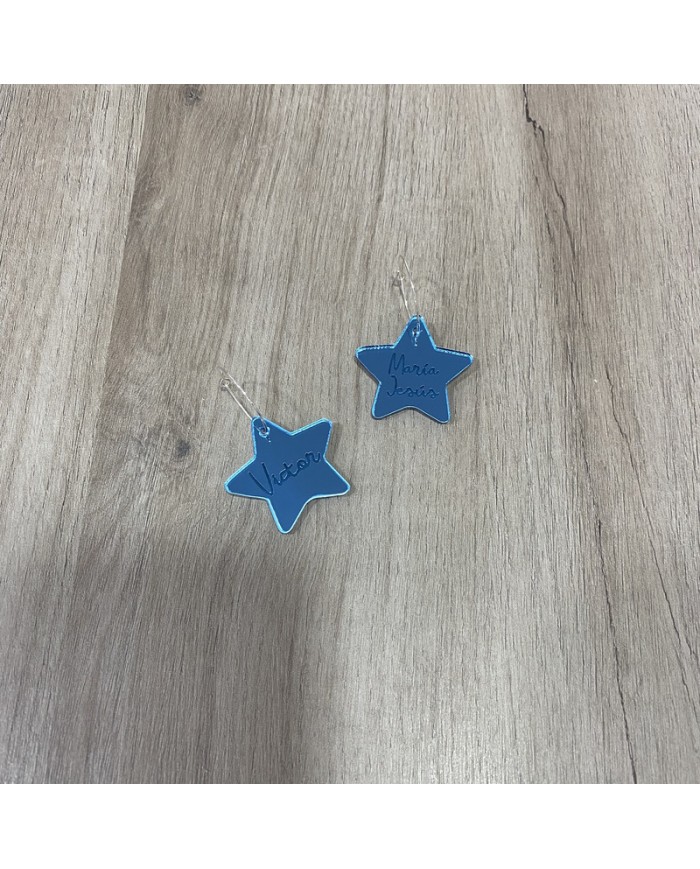 Identificador de Copa de Estrella con Nombre Grabado