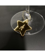 Identificador de Copa de Estrella con Inicial Grabada