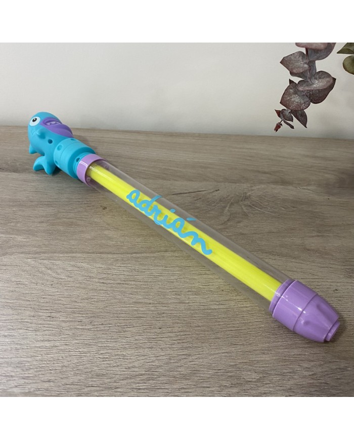 Pistola de Agua con Nombre en vinilo