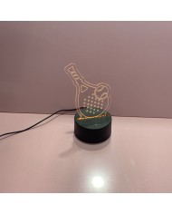 Llavero Inicial con Doble Color