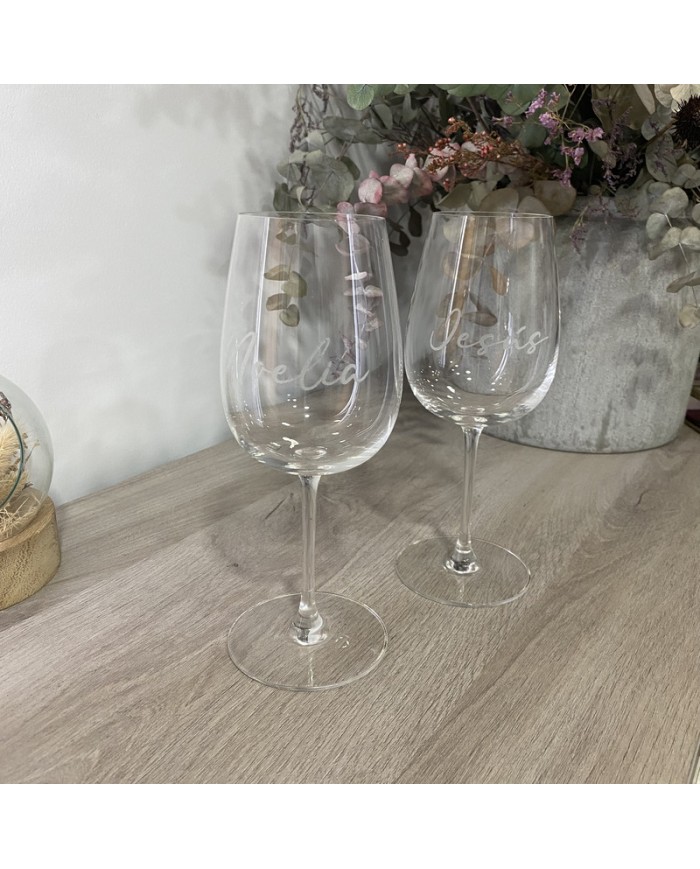Copa de Vino Grabada
