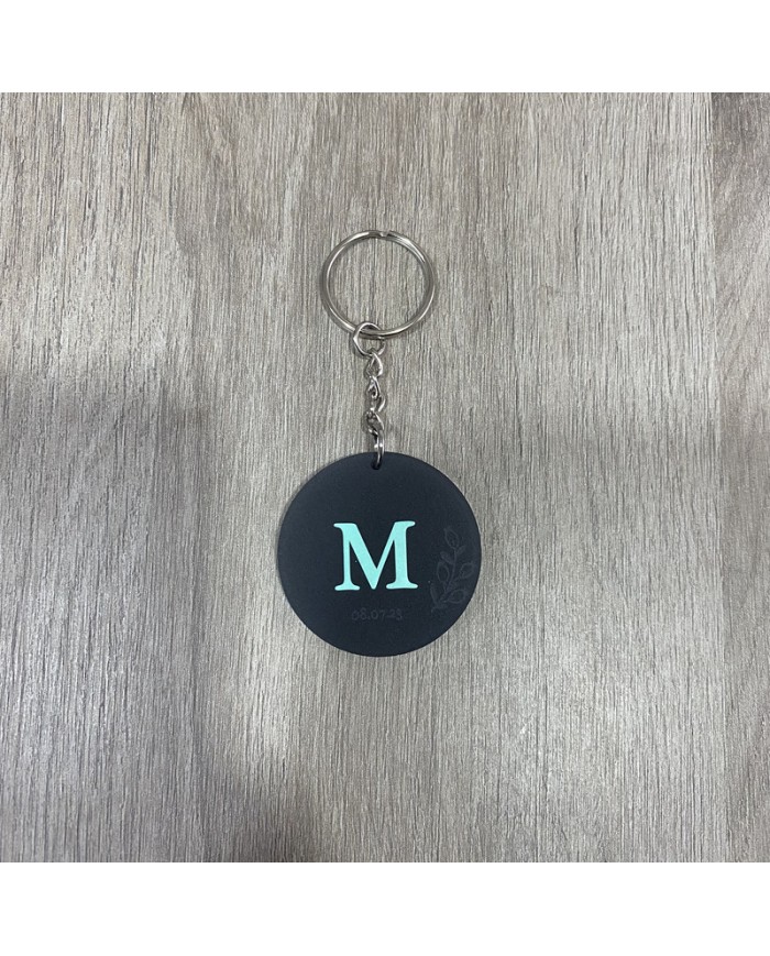 Llavero Inicial con Fecha o Nombre