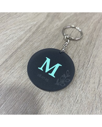 Llavero Inicial con Fecha o Nombre