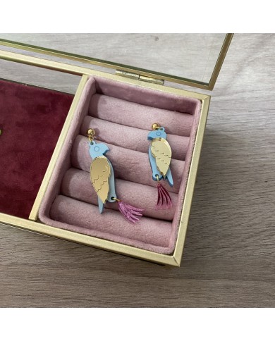 Pendientes Loro Pendientes Loro