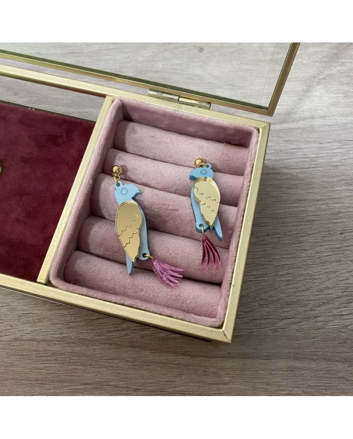 Pendientes Loro