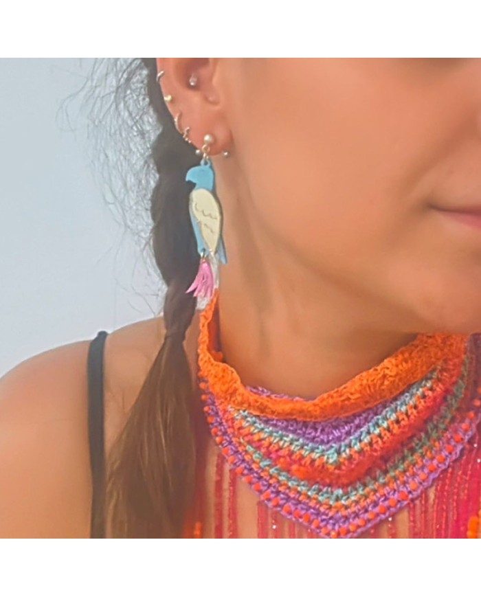 Pendientes Loro