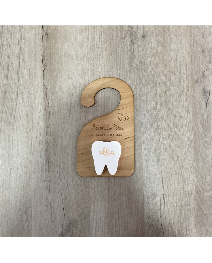 Colgador para diente Puerta Ratoncito perez personalizada