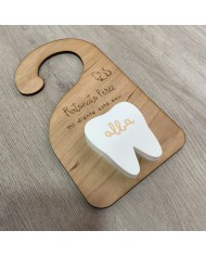 Percha Ratoncito Pérez con Guarda Dientes