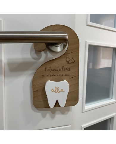 Percha Ratoncito Pérez con Guarda Dientes