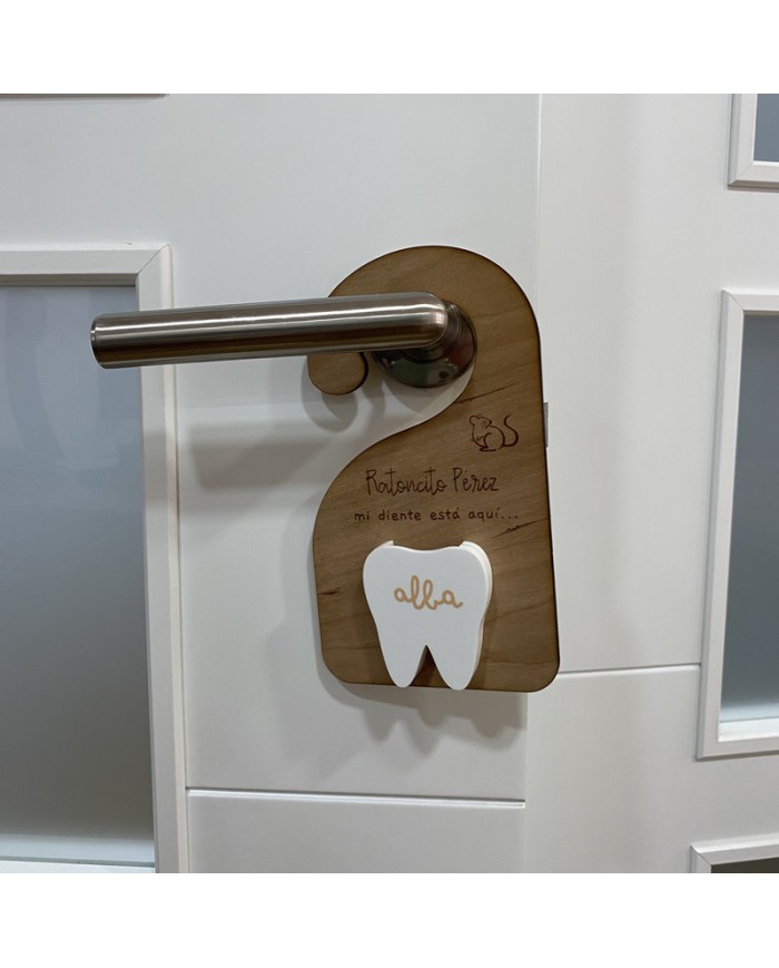 Percha Ratoncito Pérez con Guarda Dientes