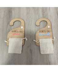 Percha Ratoncito Pérez con Nombre en Metacrilato