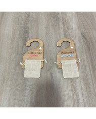 Percha Ratoncito Pérez con Nombre en Metacrilato