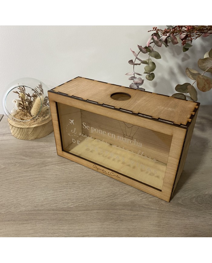 Hucha "Se pone en marcha el viaje más maravilloso de vuestras vidas"