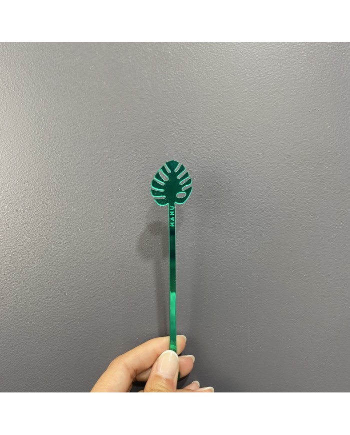 Agitador Hoja con Nombre Agitador Hoja con Nombre