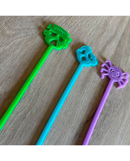 3 Agitadores de Zombie+Frankeistein+Araña