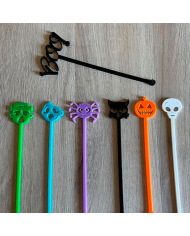 Conjunto 6 Agitadores + Agitador BOO! de Regalo