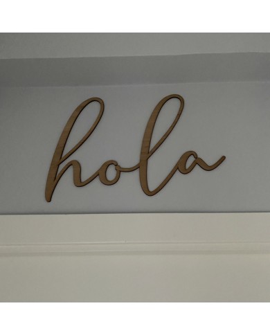 Hola/Adiós de Madera