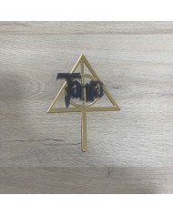 Llavero Inicial con Nombre Grabado y Caballito de Mar