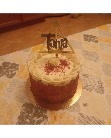 Topper Reliquias de la Muerte con Nombre