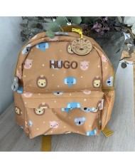 Identificadores de Animales de Madera con Nombre y Teléfono Grabados