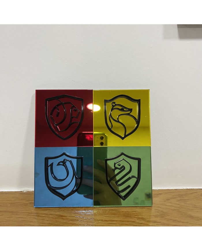 Cartel Casas de Hogwarts