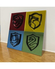 Cartel Casas de Hogwarts