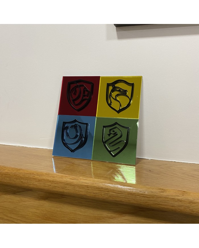 Cartel Casas de Hogwarts