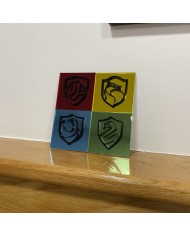 Cartel Casas de Hogwarts