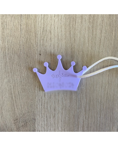 Identificador Mochila de Corona con Nombre y Número