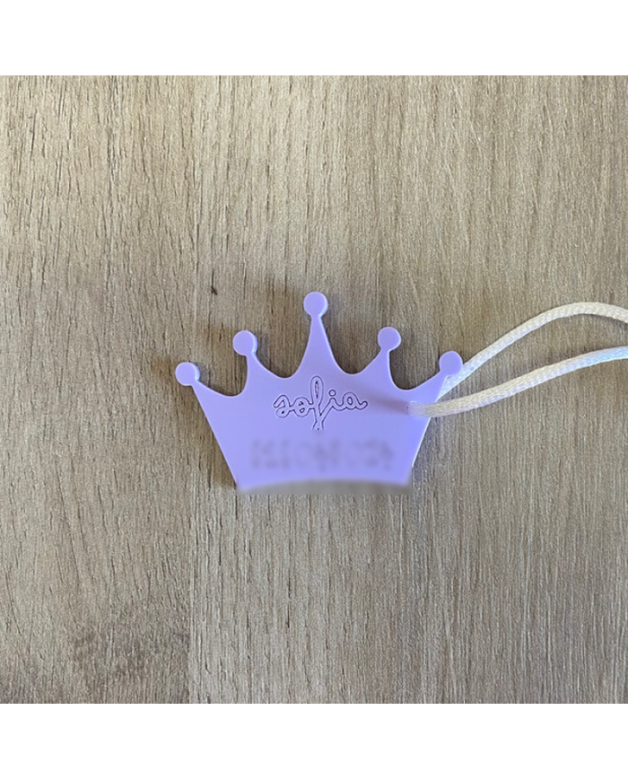 Identificador Mochila de Corona con Nombre y Número