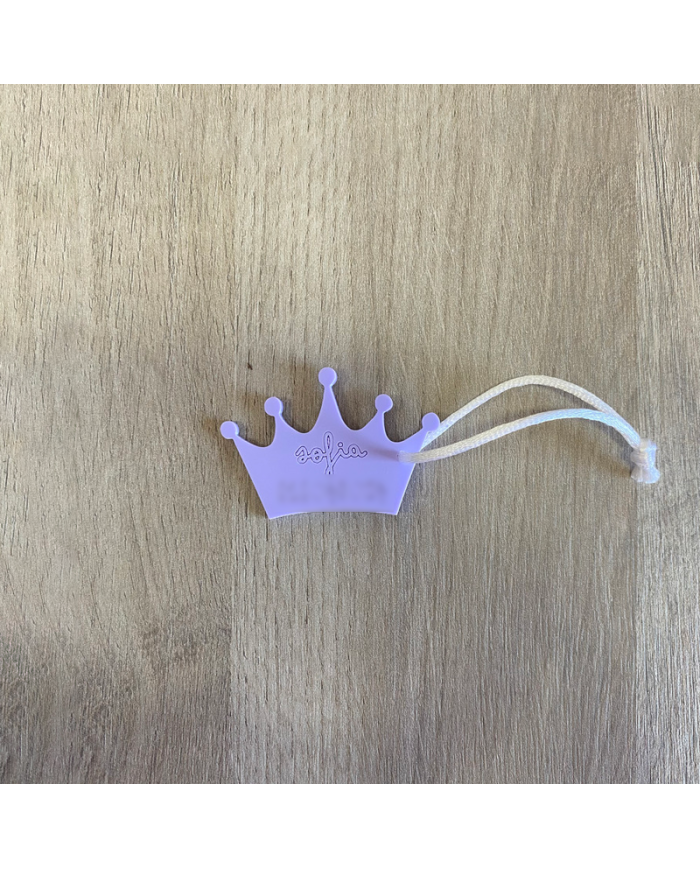 Identificador Mochila de Corona con Nombre y Número