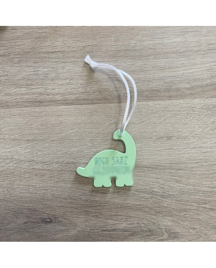 Identificador Mochila de Dinosaurio con Nombre y Número Identificador Mochila de Dinosaurio con Nombre y Número