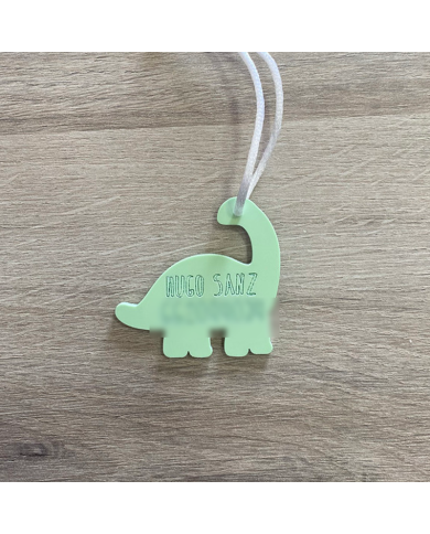 Identificador Mochila de Dinosaurio con Nombre y Número Identificador Mochila de Dinosaurio con Nombre y Número