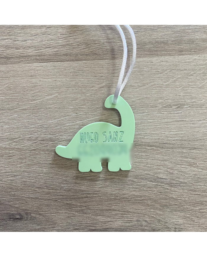 Identificador Mochila de Dinosaurio con Nombre y Número Identificador Mochila de Dinosaurio con Nombre y Número