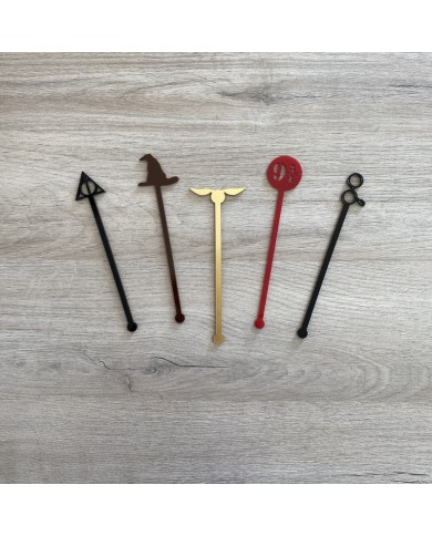 Pack 5 Agitadores Harry Potter Pack 5 Agitadores Harry Potter